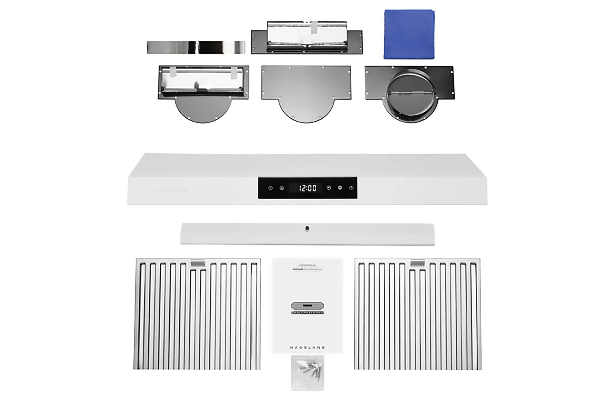 Hauslane Matte White 30" 860 CFM Under Cabinet Range Hood - UC-PS18WHT-30