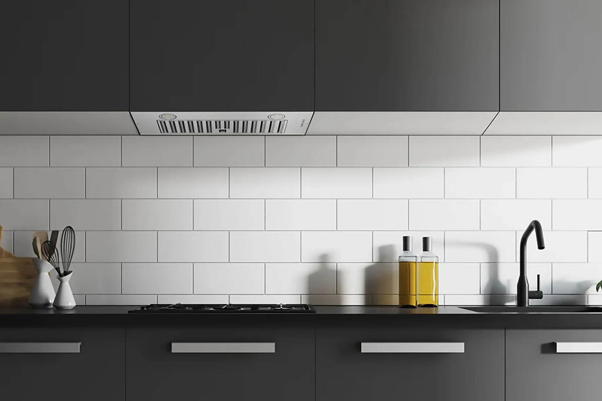 Hauslane Stainless Steel 30" 600 CFM Range Hood Insert - IN-R100SS-30
