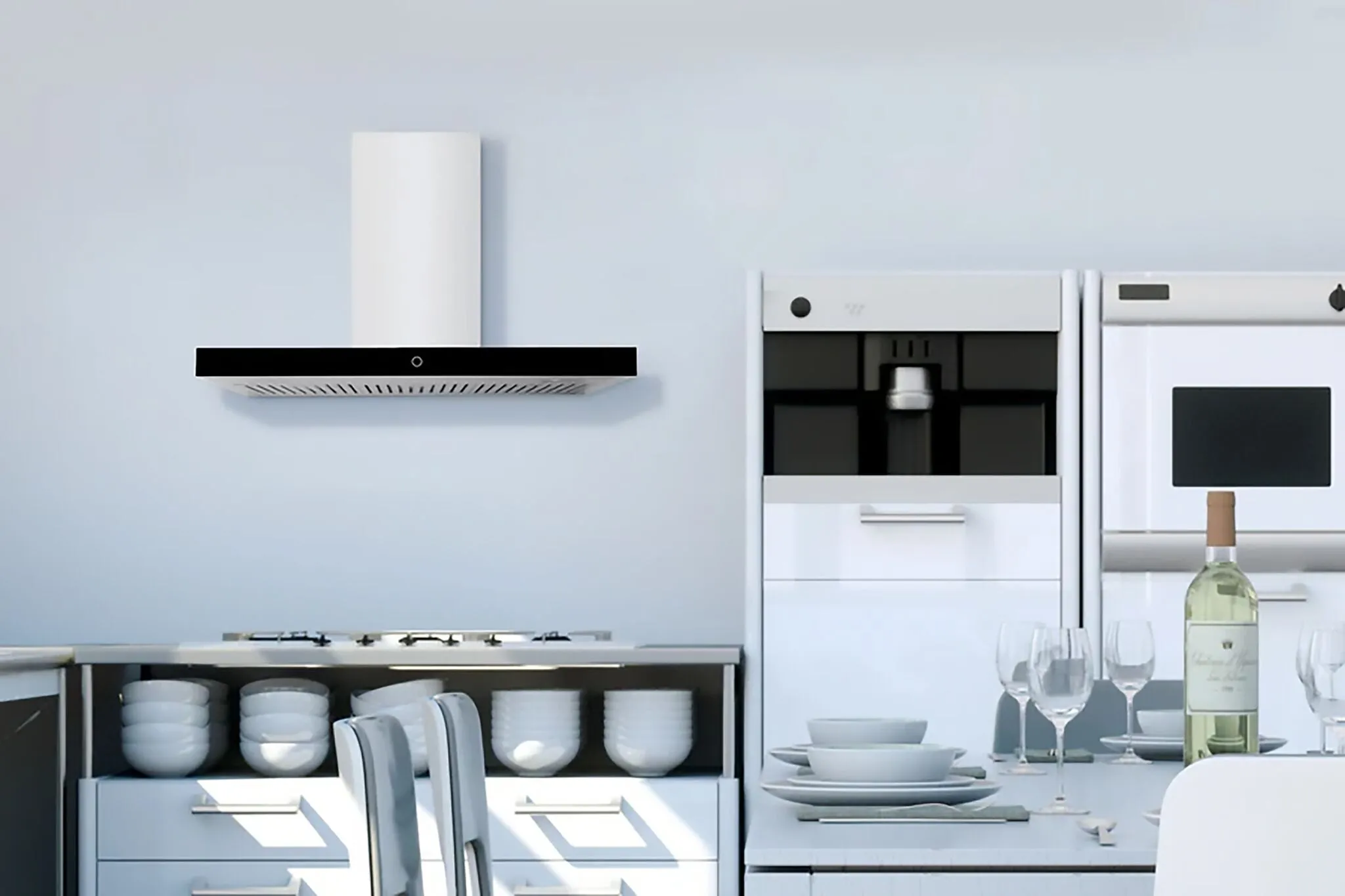 Hauslane Stainless Steel 30" 900 CFM Wall Mount Range Hood - WM-739SS-30