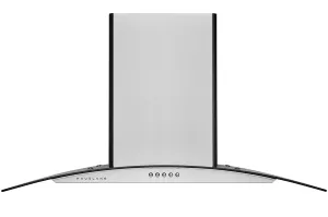 Hauslane Stainless Steel 36" 750 CFM Glass Wall Mount Range Hood - WM-600SS-36