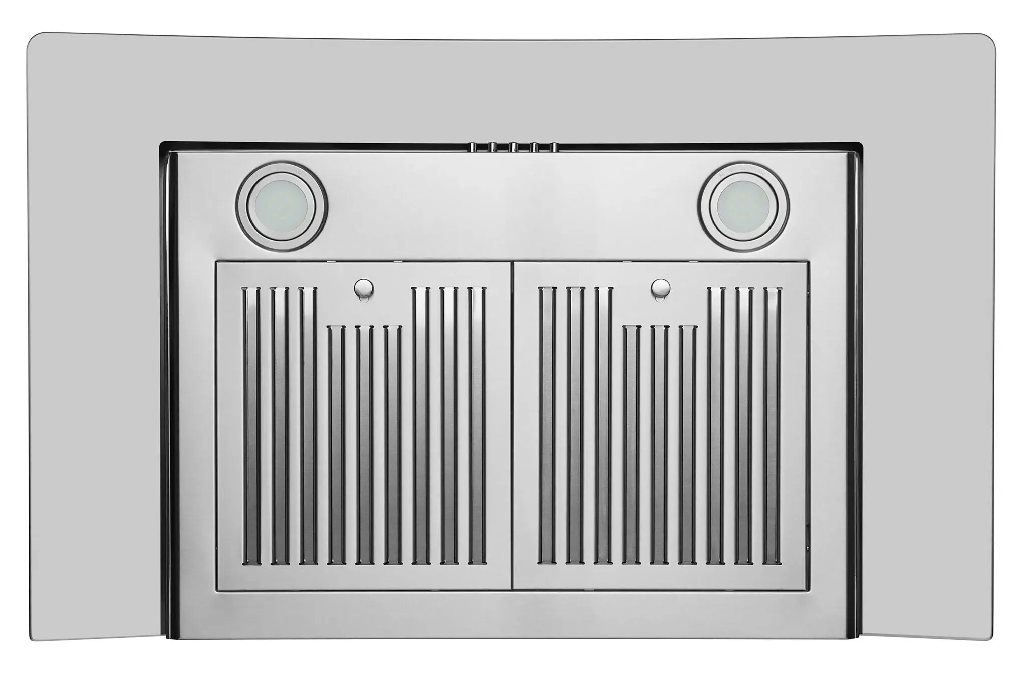 Hauslane Stainless Steel 36" 750 CFM Glass Wall Mount Range Hood - WM-600SS-36