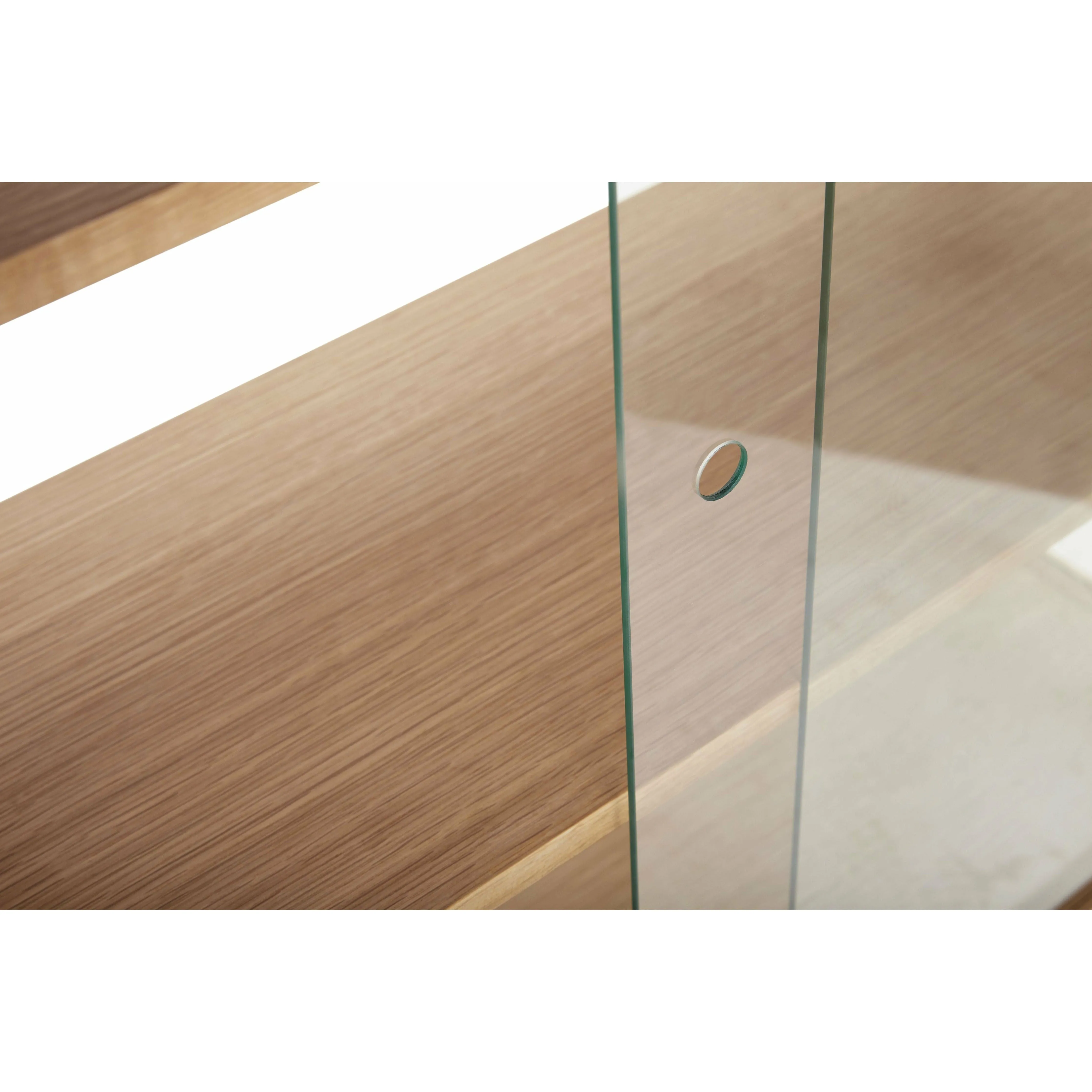 Hbsch Museum Showcase Natural Oak/Glass Fsc