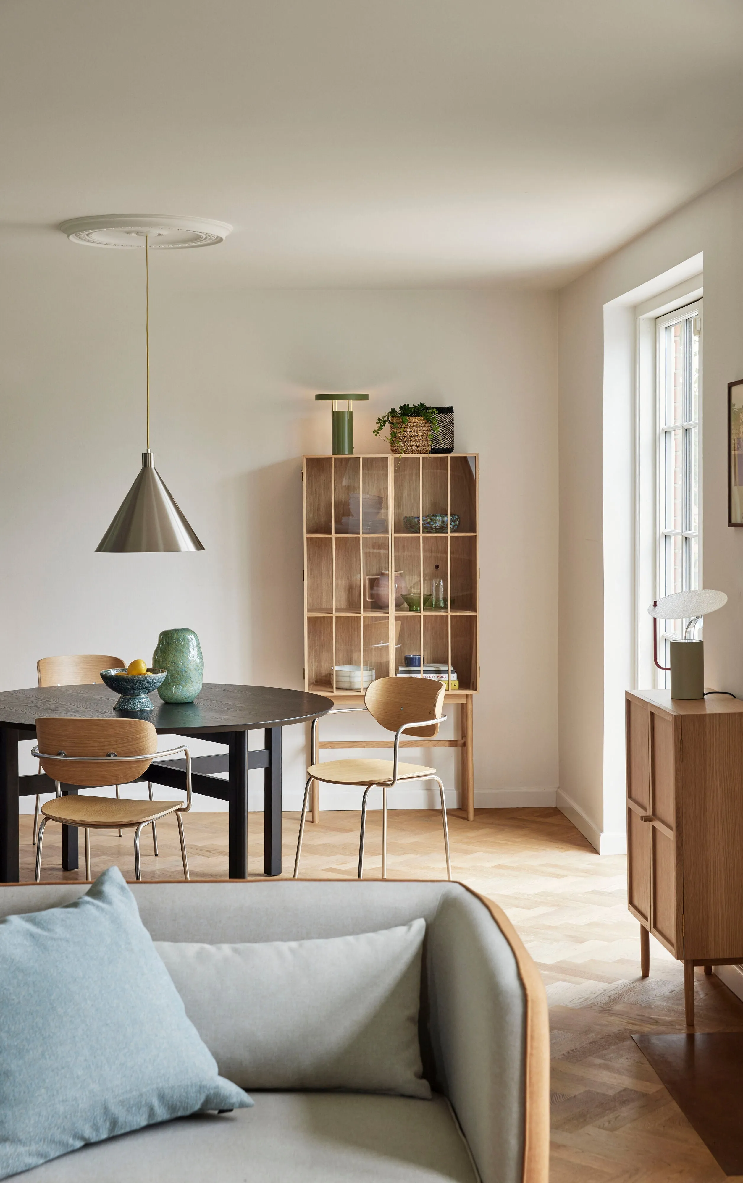 Hbsch Shoji Cabinet Tall Natural