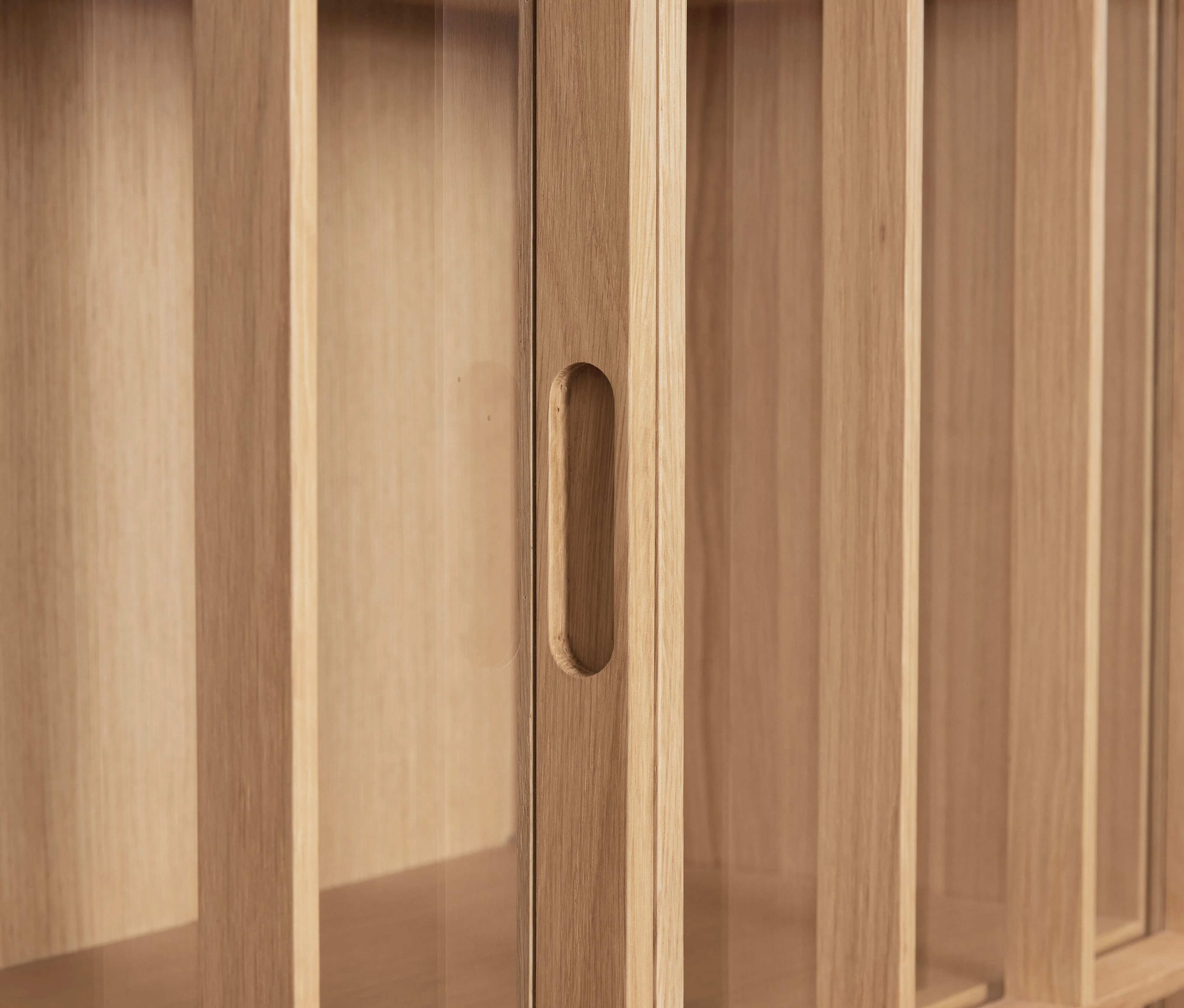 Hbsch Shoji Cabinet Tall Natural