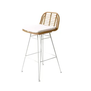 Jaipur Bar Stool | White Zoco Home