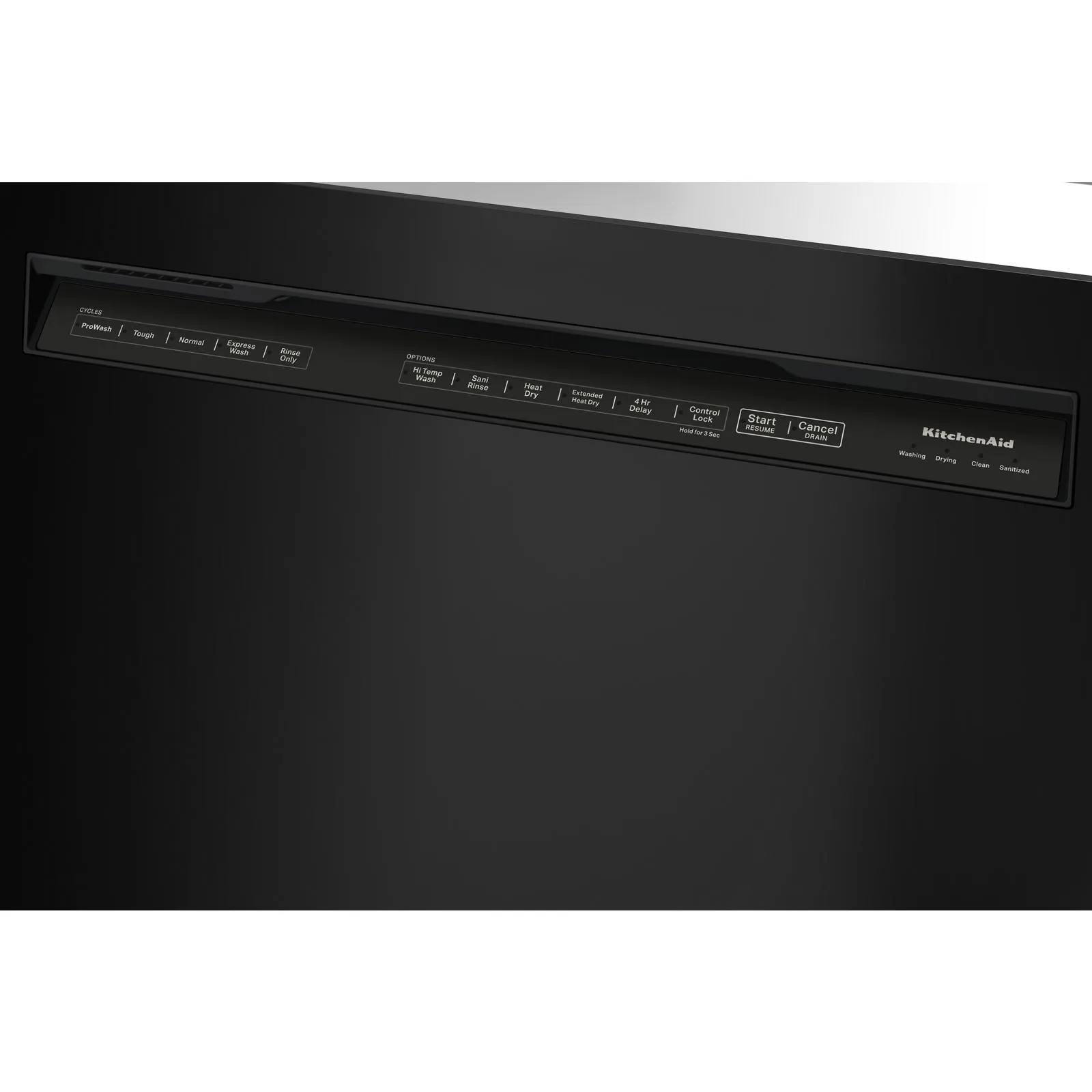 KitchenAid 24" Black Dishwasher (39 dBA) - KDFE204KBL