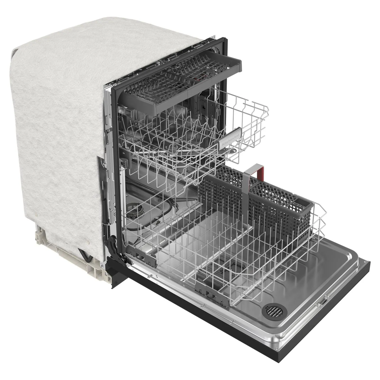 KitchenAid 24" Black Dishwasher (39 dBA) - KDFE204KBL