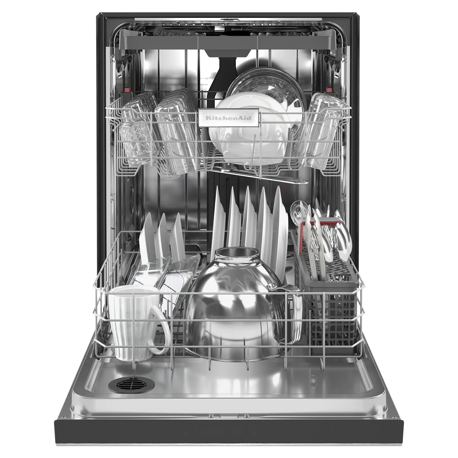 KitchenAid 24" Stainless Steel with PrintShield™ Finish Dishwasher (39 dBA) - KDFE204KPS