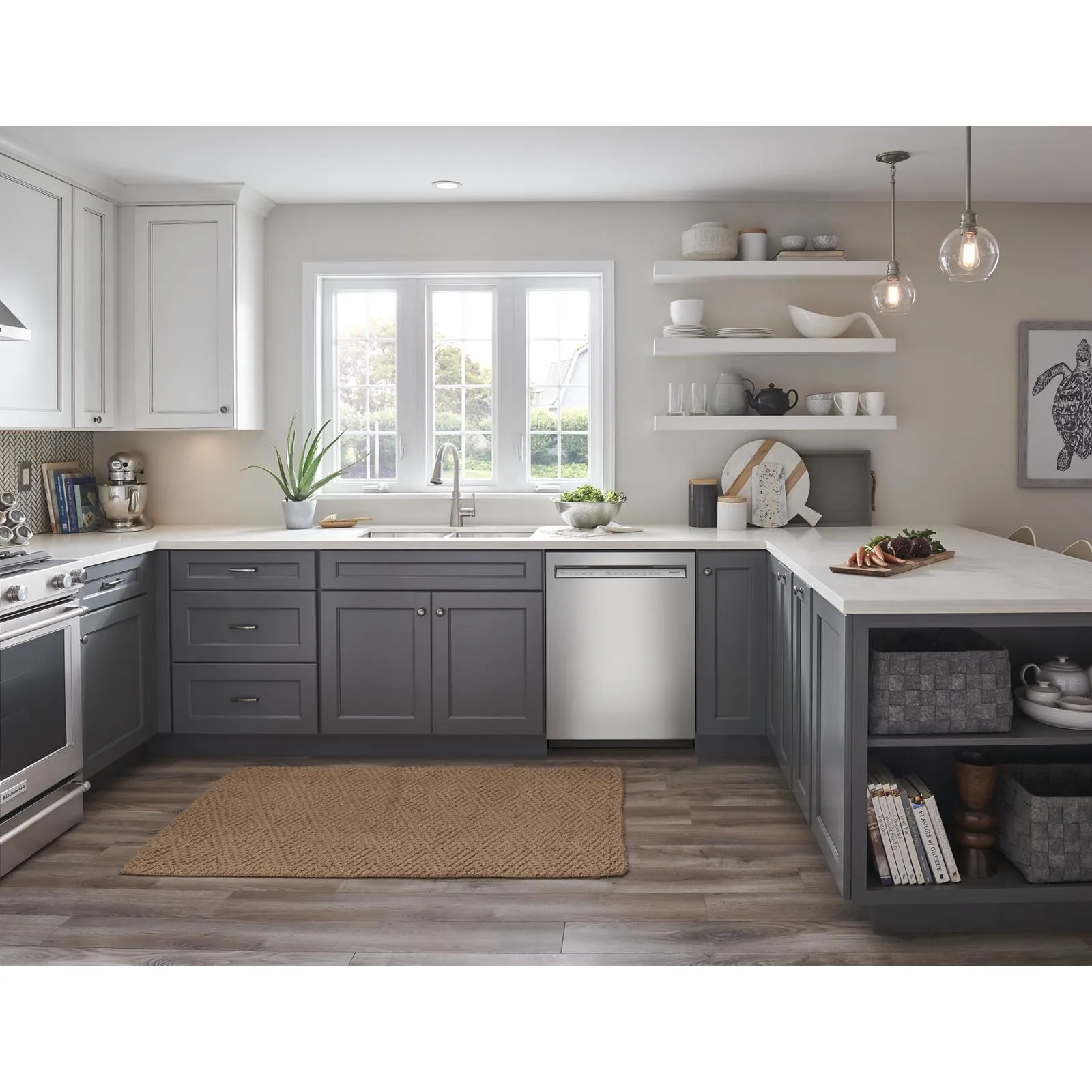 KitchenAid 24" Stainless Steel with PrintShield™ Finish Dishwasher (39 dBA) - KDFE204KPS