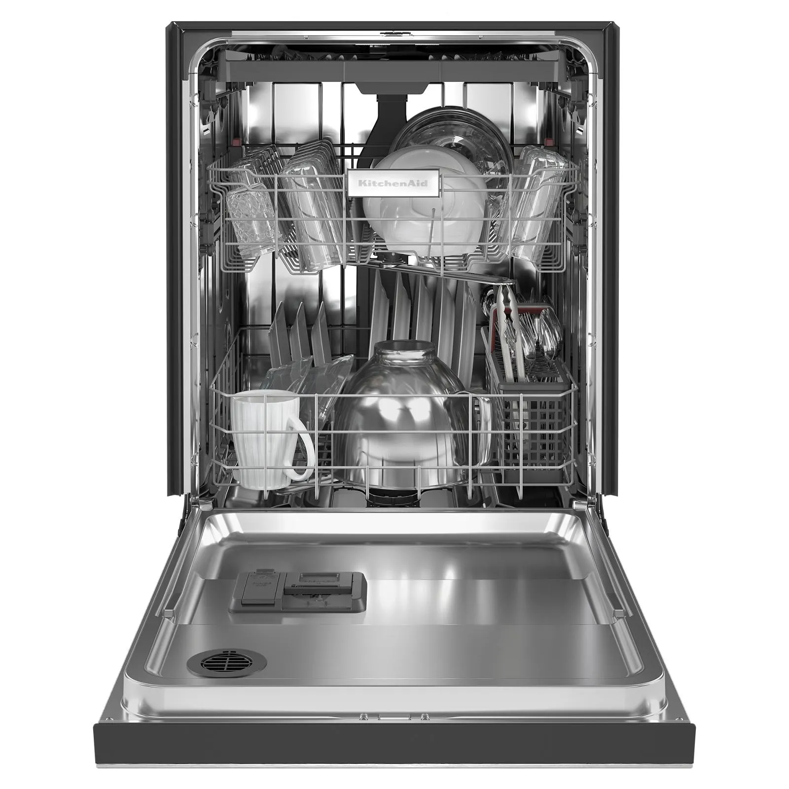 KitchenAid 24" Stainless Steel with PrintShield™ Finish Dishwasher (39 dBA) - KDFE204KPS
