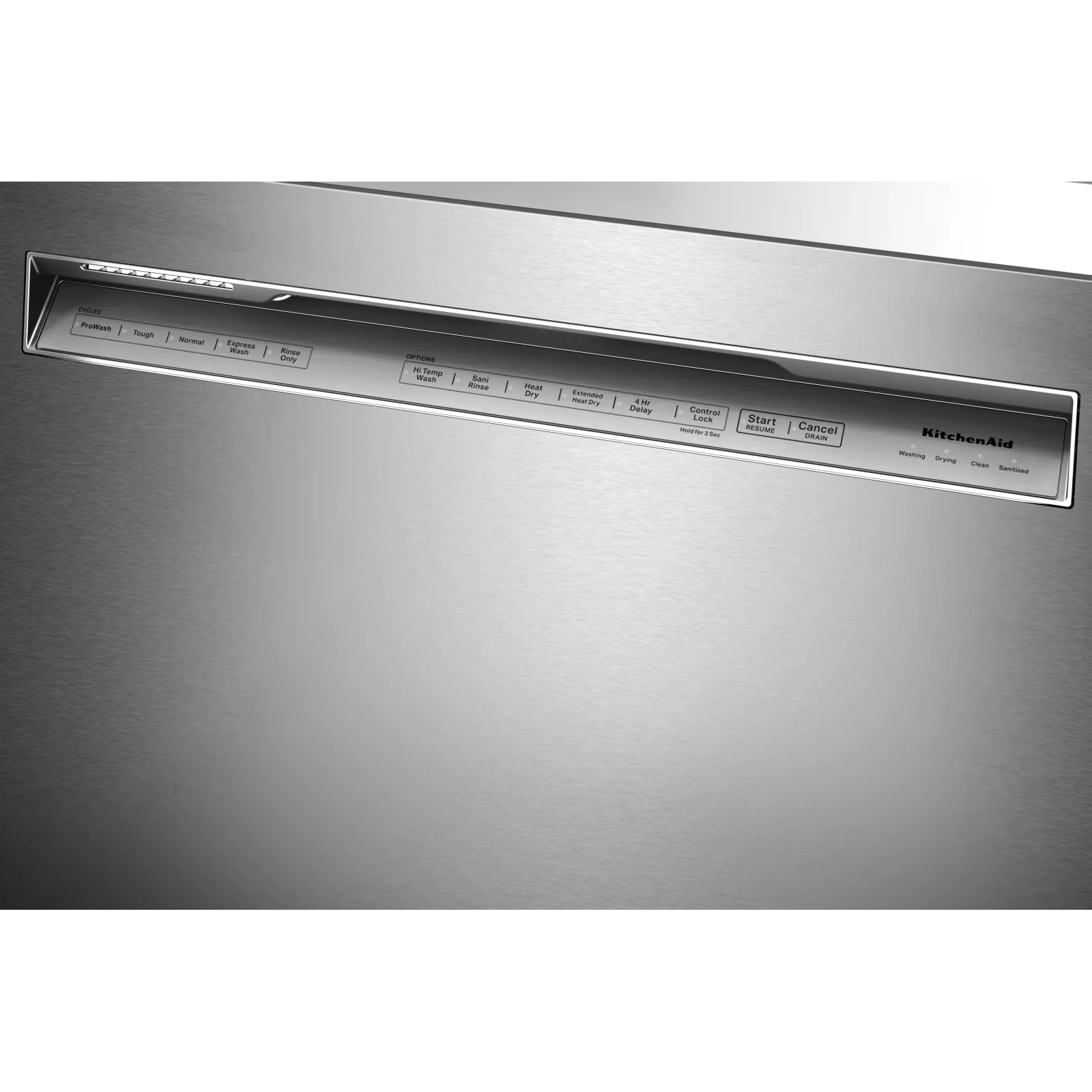 KitchenAid 24" Stainless Steel with PrintShield™ Finish Dishwasher (39 dBA) - KDFE204KPS