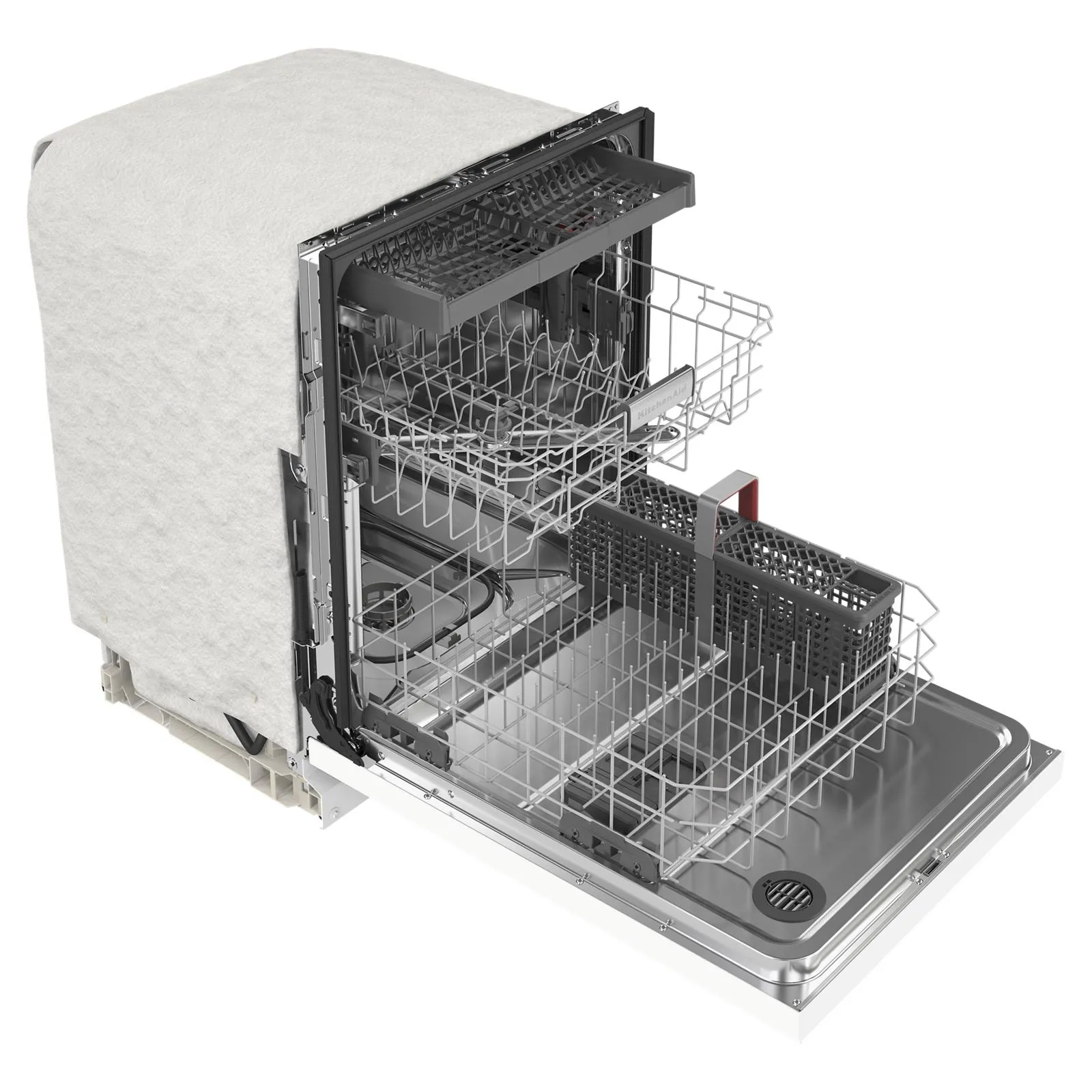 KitchenAid 24" White Dishwasher (39 dBA) - KDFE204KWH