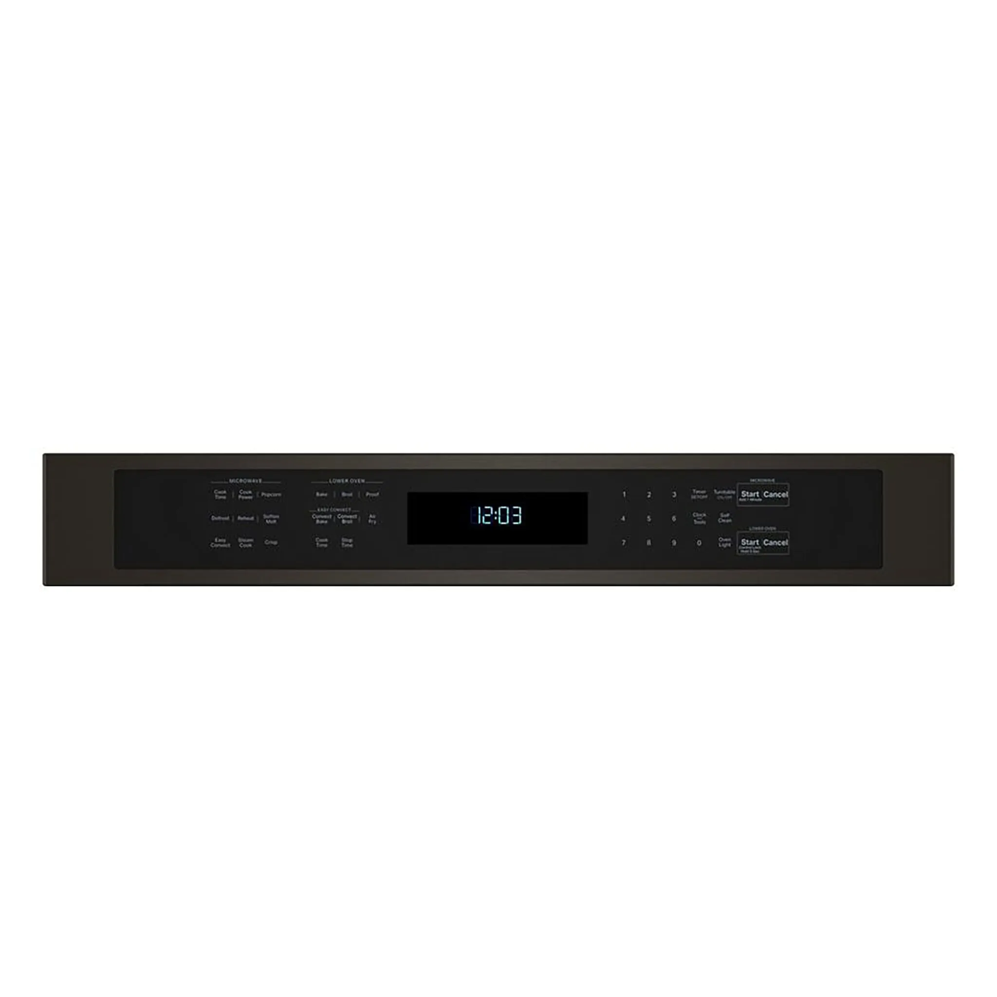 KitchenAid Black Stainless Steel with PrintShield™ Finish 30" Wall Oven and Microwave Combination (5.0 Cu. Ft. / 1.4 Cu. Ft.)- KOEC530PBS