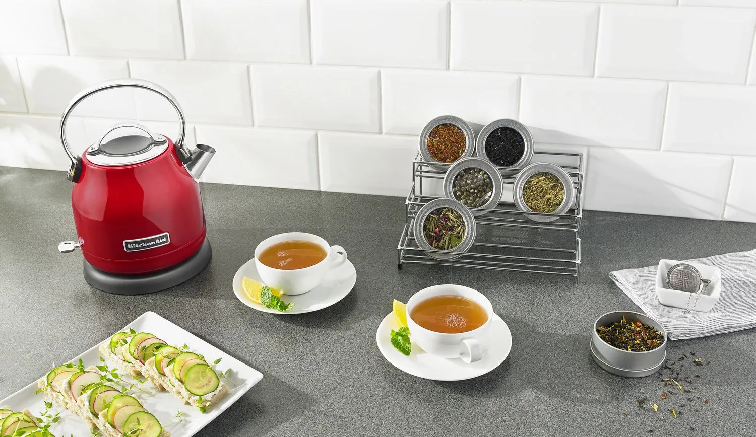 KitchenAid Empire Red Electric Kettle (1.25 L) - KEK1222ER