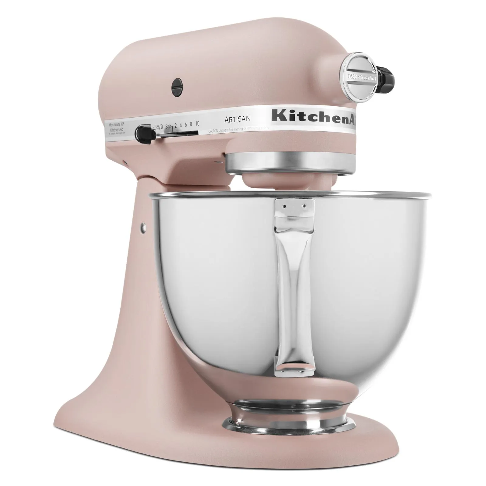 KitchenAid Feather Pink Artisan® Series 5 Quart Tilt-Head Stand Mixer - KSM150PSFT