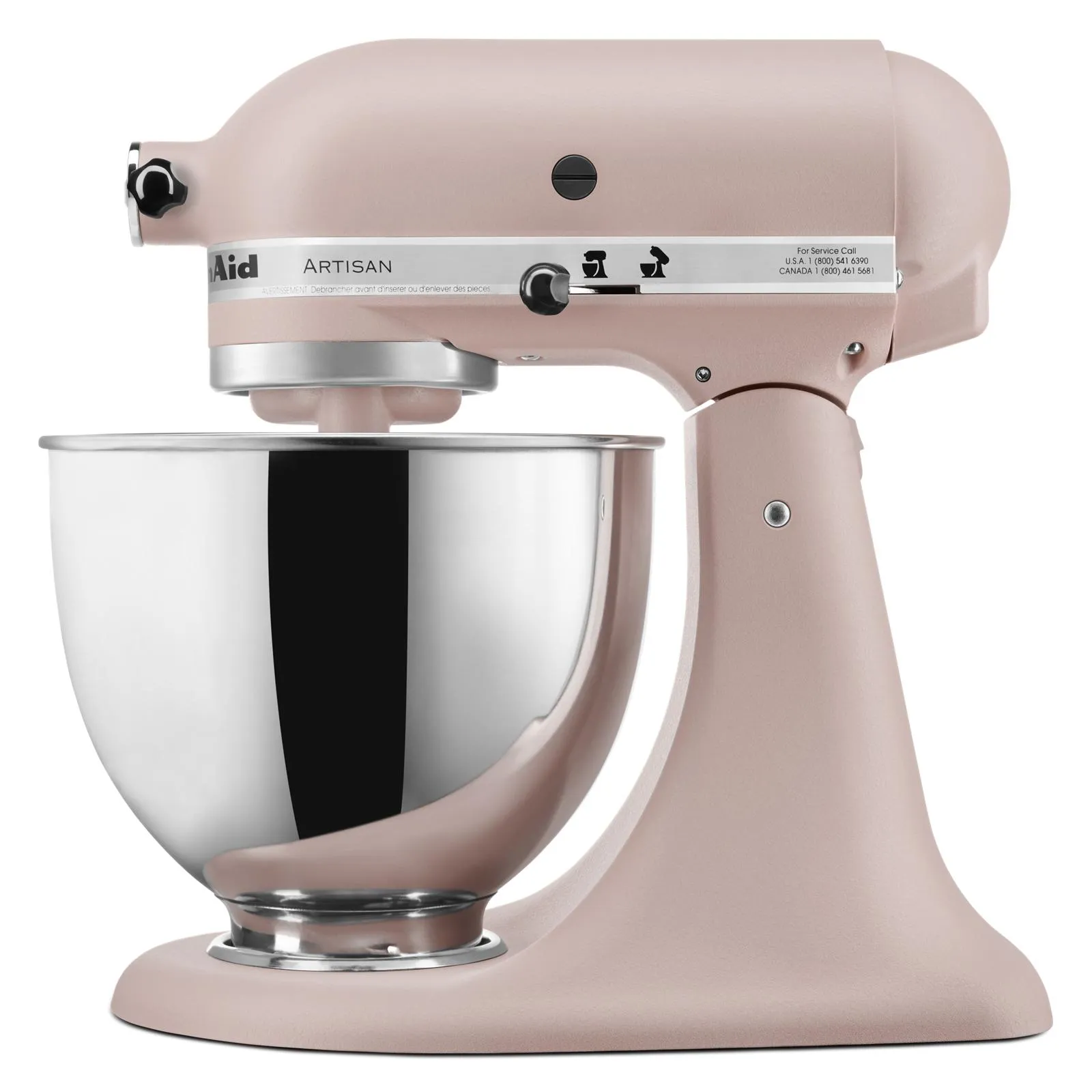 KitchenAid Feather Pink Artisan® Series 5 Quart Tilt-Head Stand Mixer - KSM150PSFT