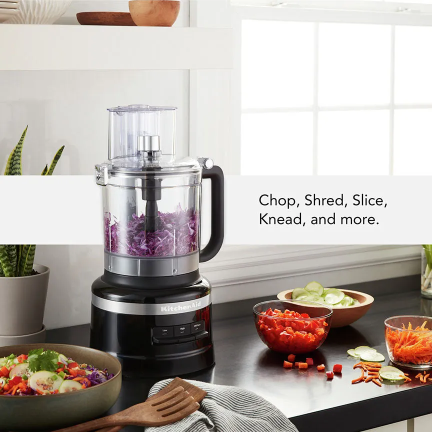 KitchenAid® ONYX Black 13-Cup Food Processor with Dicing Kit - KFP1319OB