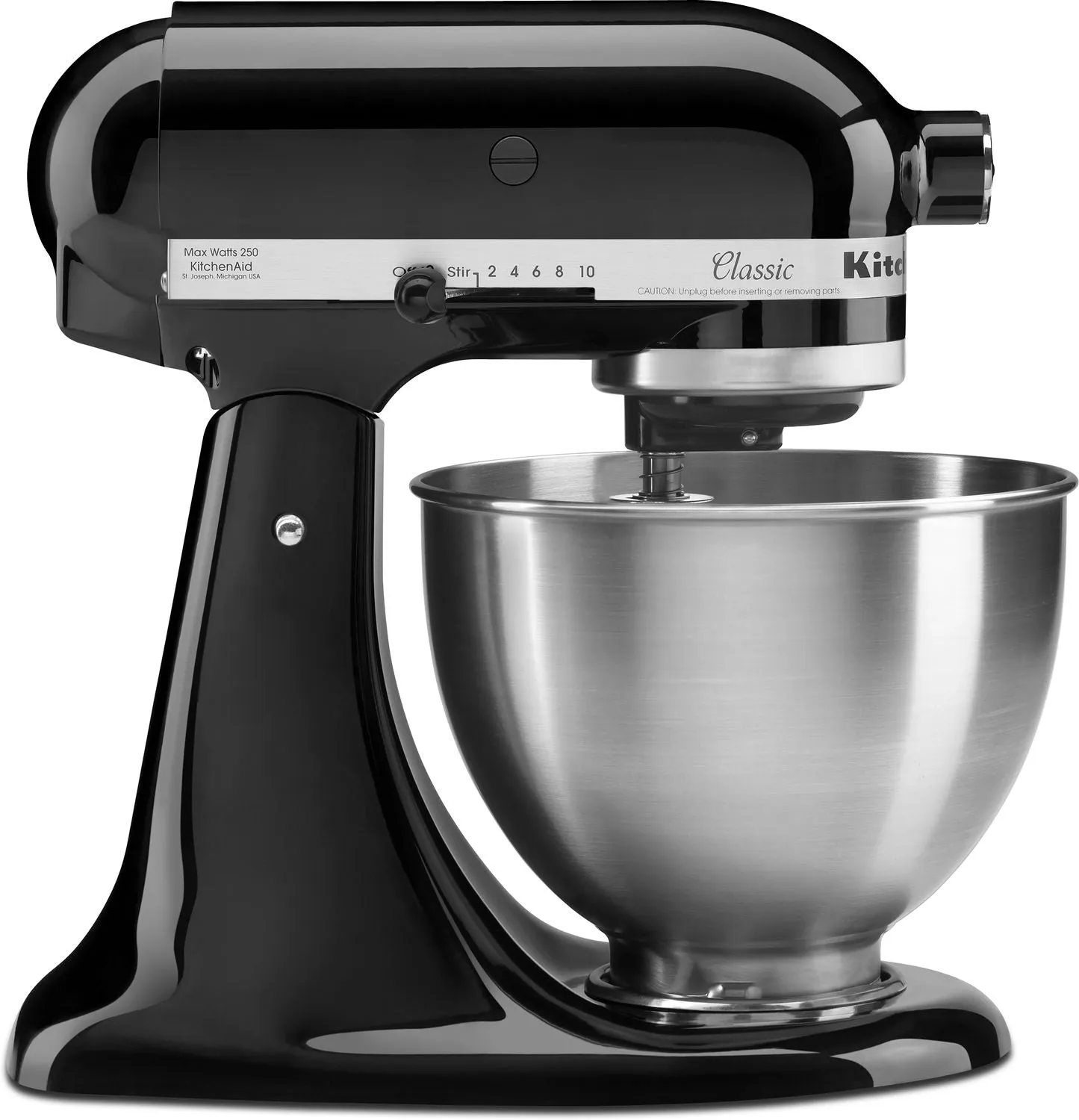 KitchenAid Onyx Black Classic Series 4.5-Quart Stand Mixer - K45SSOB