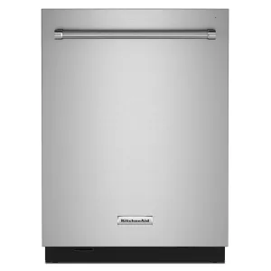 KitchenAid® PrintShield Stainless 24" Dishwasher with Towel Bar Handle - KDTM804KPS