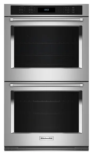 KitchenAid PrintShield Stainless 30" Double Wall Oven (10.00 Cu Ft) - KOED530PPS