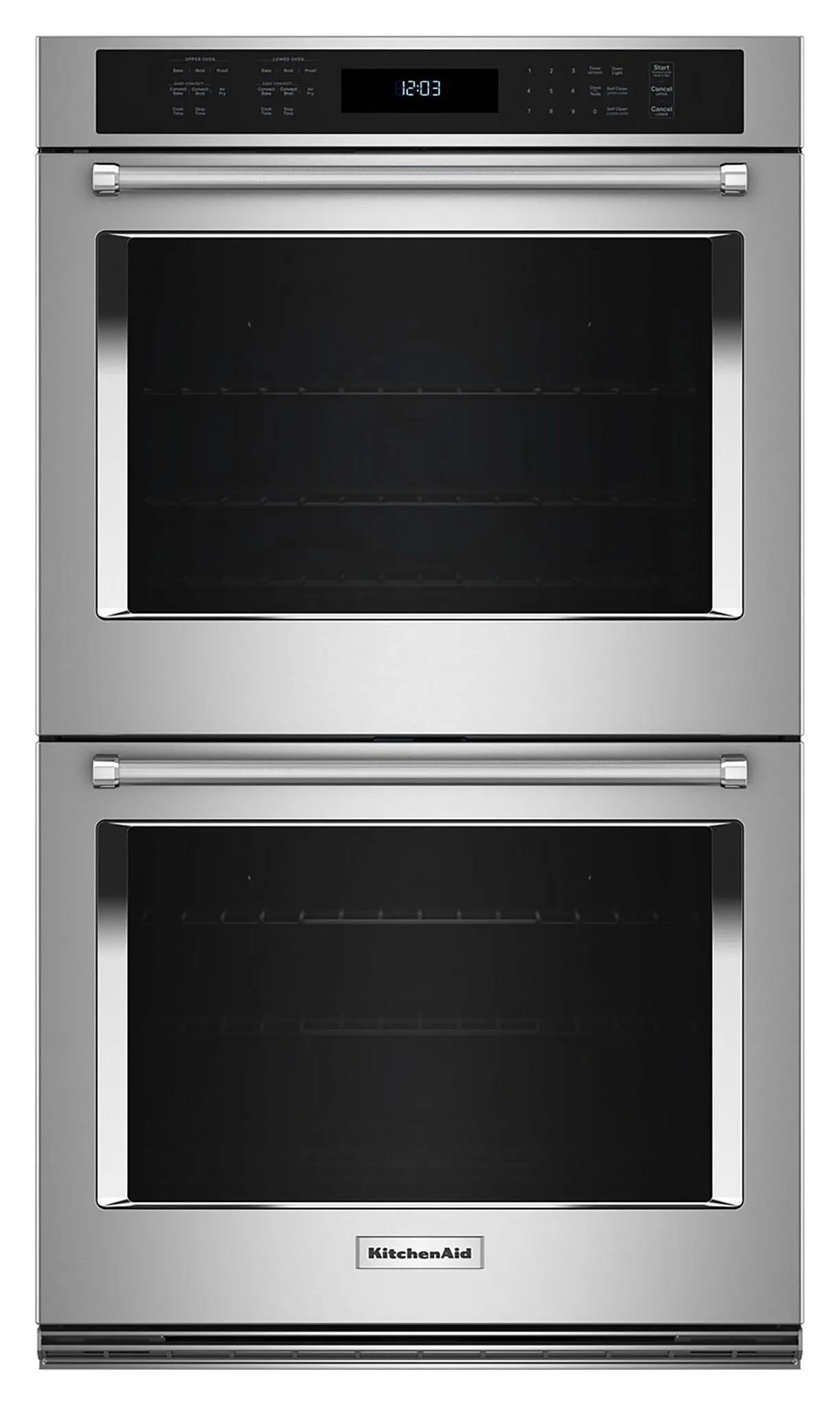 KitchenAid PrintShield Stainless 30" Double Wall Oven (10.00 Cu Ft) - KOED530PPS