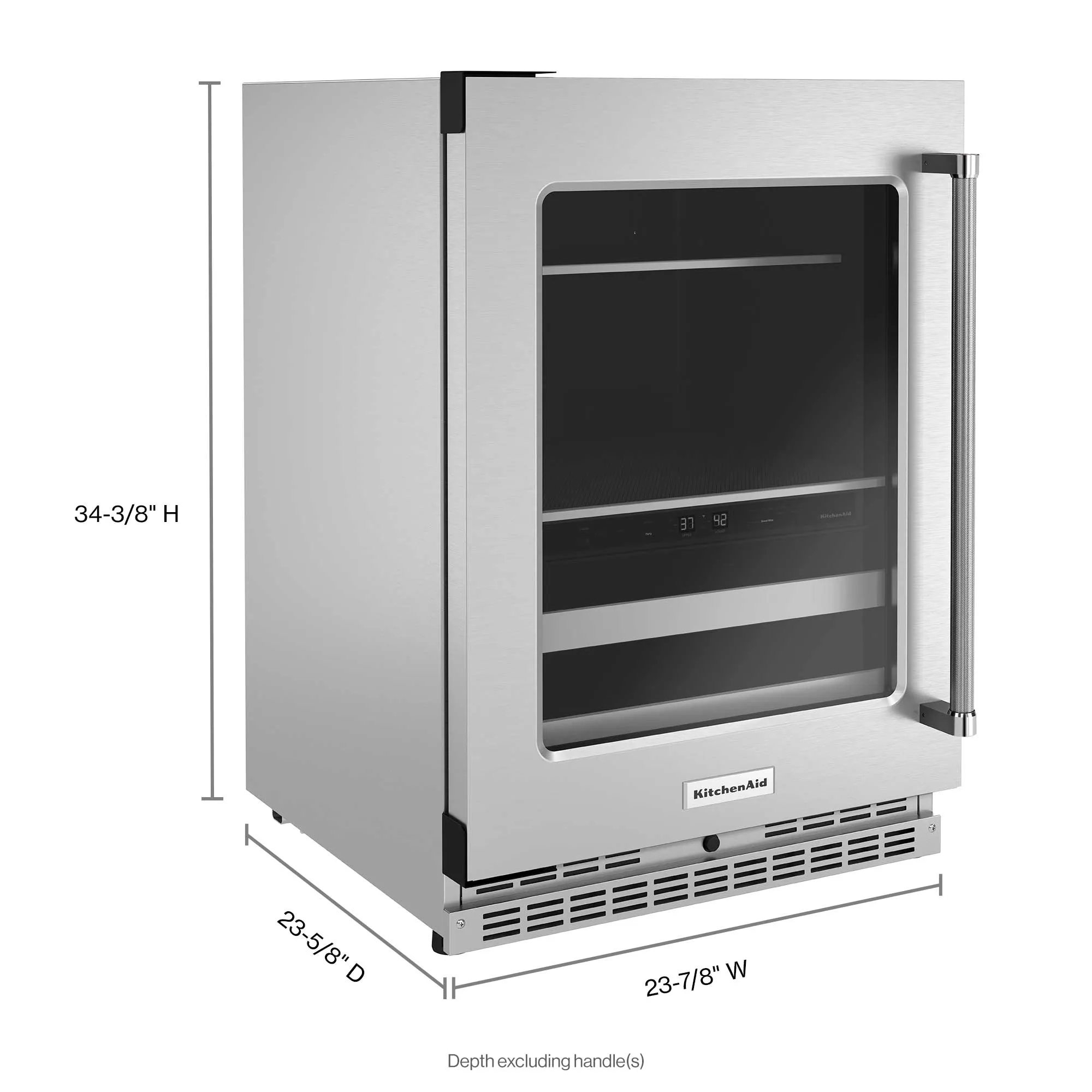 KitchenAid Stainless Steel 14-Bottle Beverage Centre (4.9 cu. ft.) - KUBL314KSS