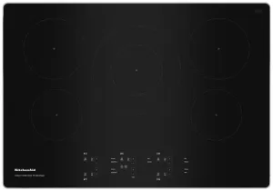 KitchenAid Stainless Steel 30" 5-Element Electric Sensor Induction Cooktop - KCIG550JSS