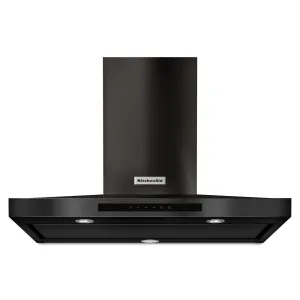 KitchenAid Stainless Steel with PrintShield™ Finish 36" 585 CFM Wall-Mount 3-Speed Canopy Hood - KVWB606HBS