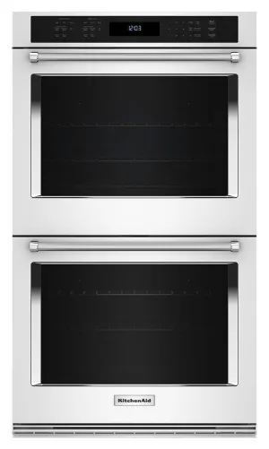 KitchenAid White 30" Double Wall Oven (10.00 Cu Ft) - KOED530PWH