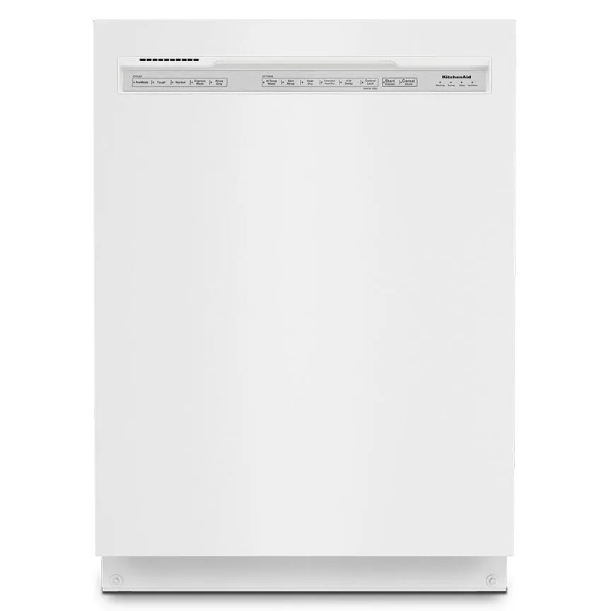 KitchenAid White Dishwasher with ProWash™ (47 dBA) - KDFE104KWH