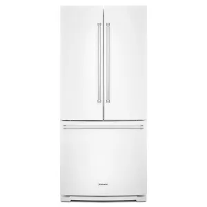 KitchenAid White French Door Refrigerator (20 Cu.Ft.) - KRFF300EWH
