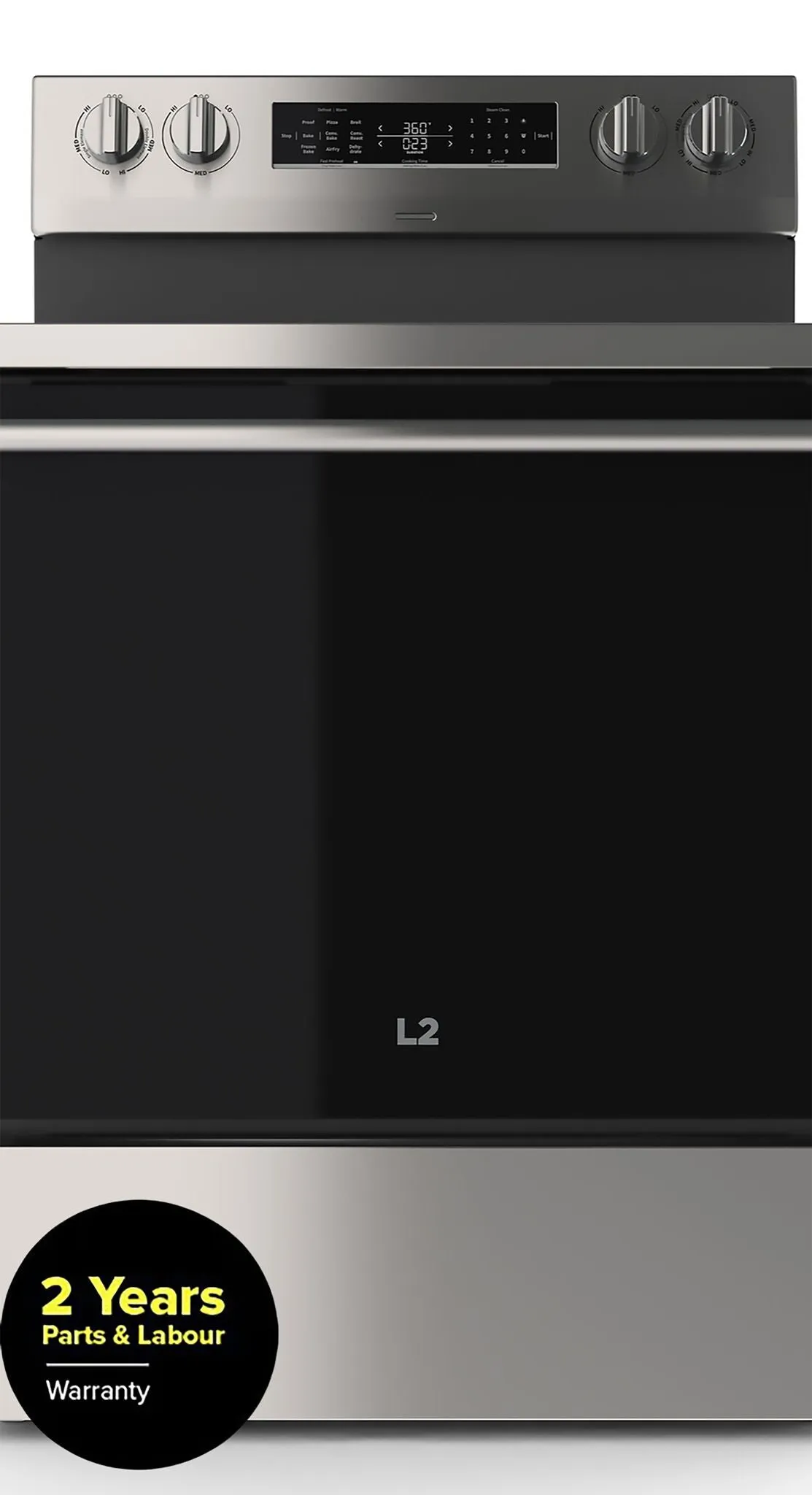 L2 Stainless Steel Free Standing Electric Range with True Convection & Air Fry (5.8 cu. ft.) - LR5800CSS