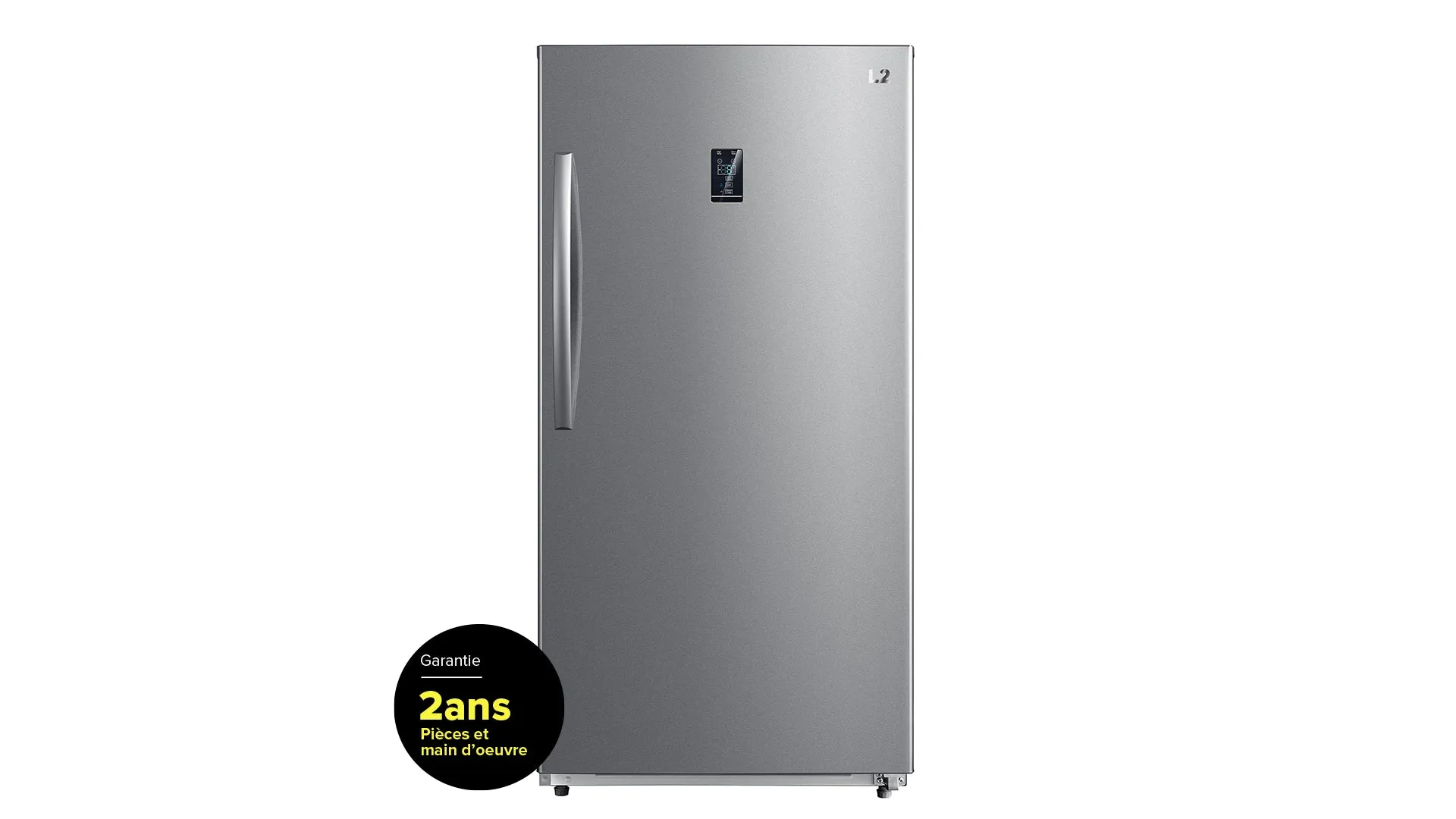 L2 Stainless Steel Upright Freezer and Convertible Fridge (17 Cu. Ft) - LRU17B6ASS
