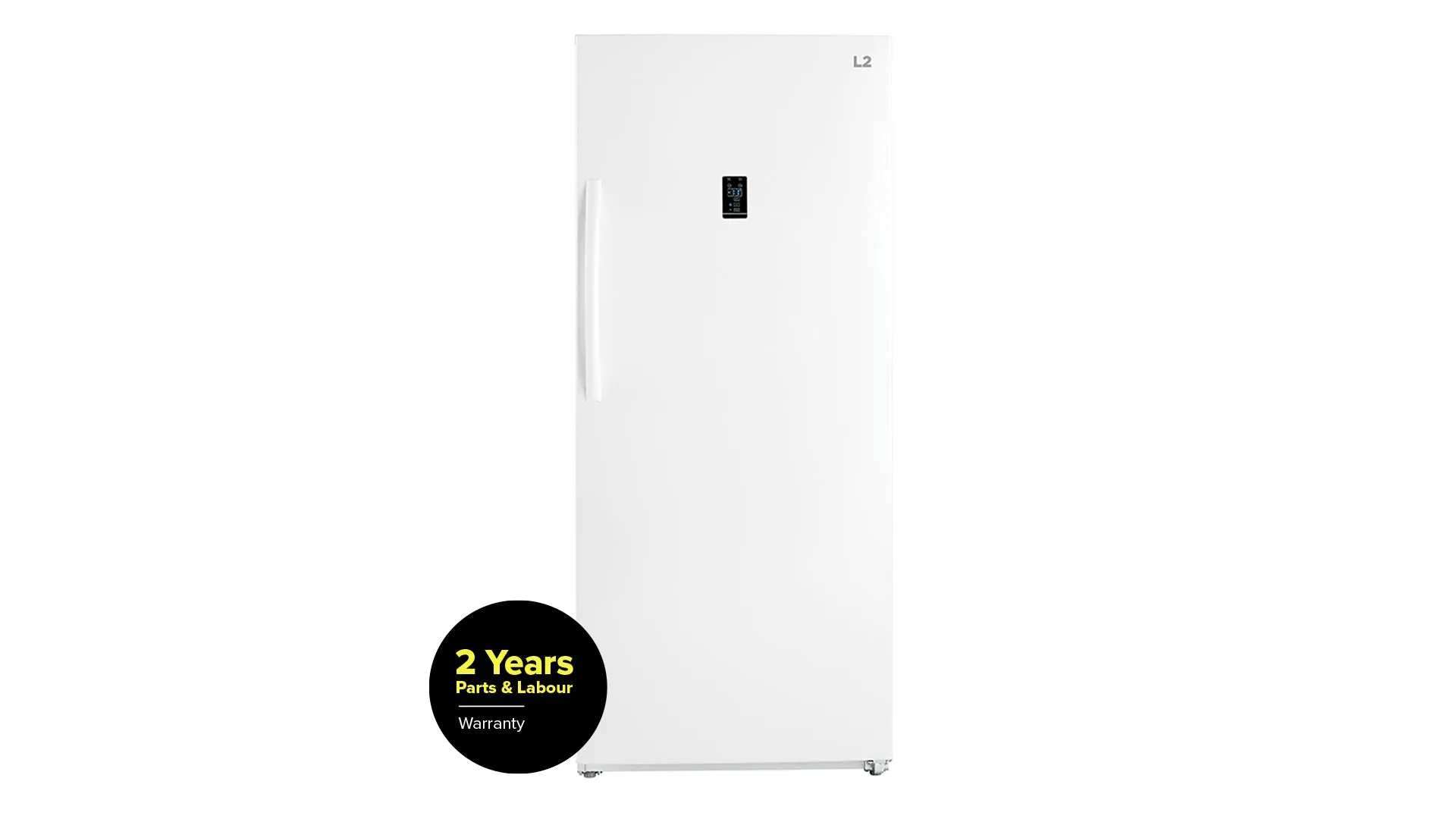 L2 White Upright Freezer and Convertible Fridge (21 Cu. Ft) - LRU21B6AWW