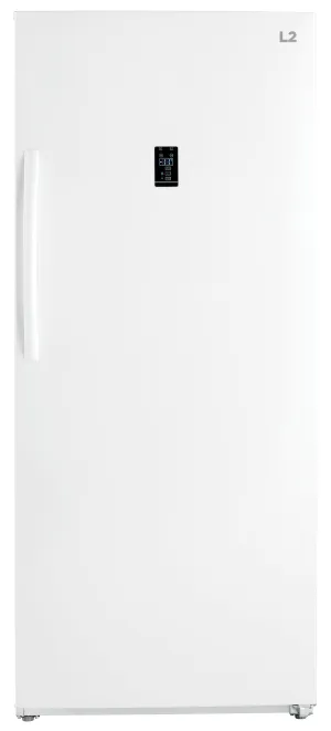 L2 White Upright Freezer and Convertible Fridge (21 Cu. Ft) - LRU21B6AWW