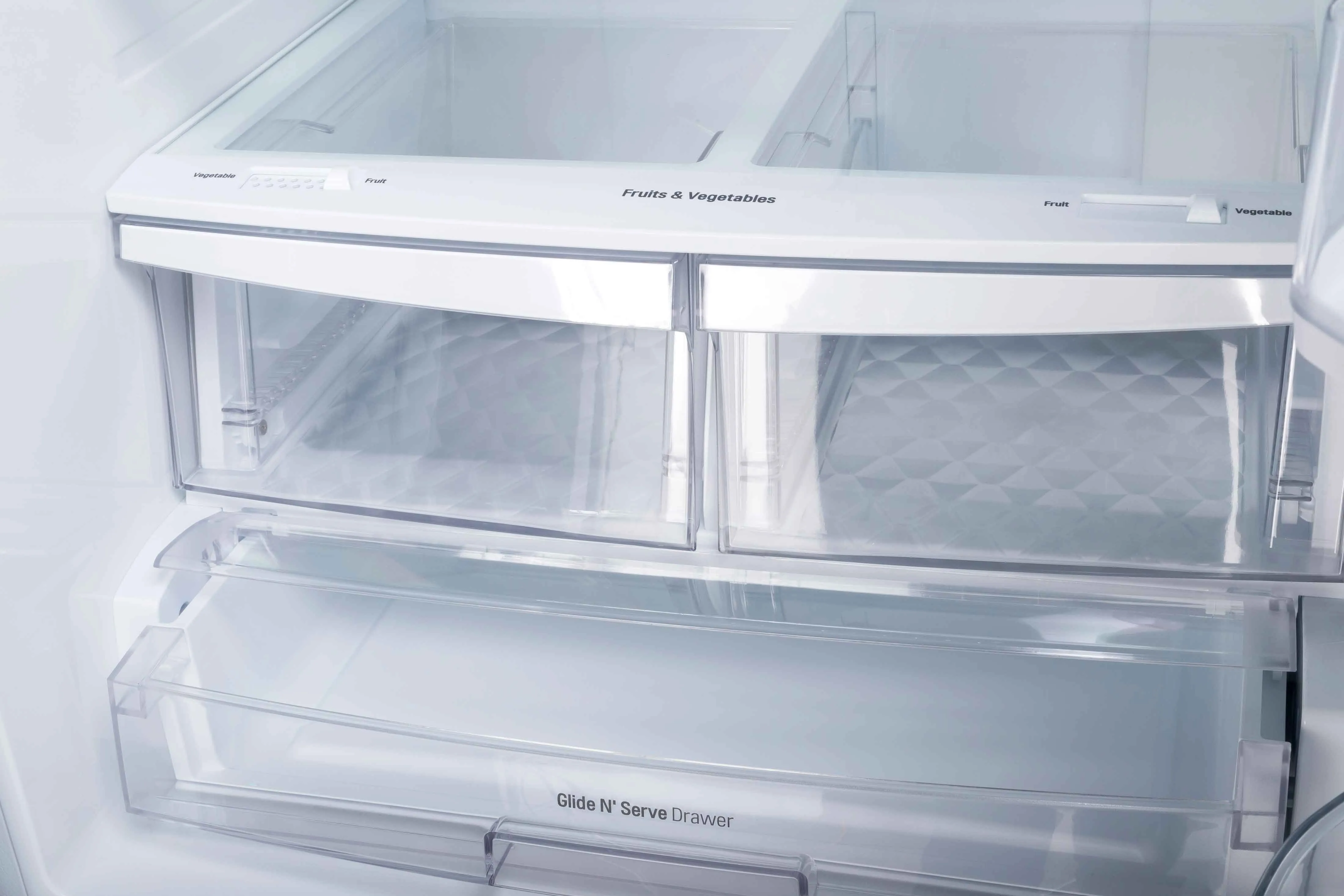 LG 30" White French Door Refrigerator (22 cu. ft.) - LRFNS2200W