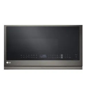 LG Black Stainless Smart Wi-Fi Enabled Over-the-Range Microwave with ExtendaVent® 2.0 & EasyClean® (2.1 cu. ft.) - MVEL2137D