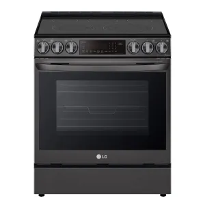 LG Black Stainless Steel Smart Wi-Fi Enabled ProBake Convection® InstaView™ Electric Slide-in Range with AirFry (6.3 Cu.Ft) - LSEL6335D