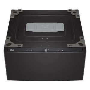 LG Black Steel 27'' LG SideKick™ Pedestal Washer (1 Cu. Ft) - WD300CB