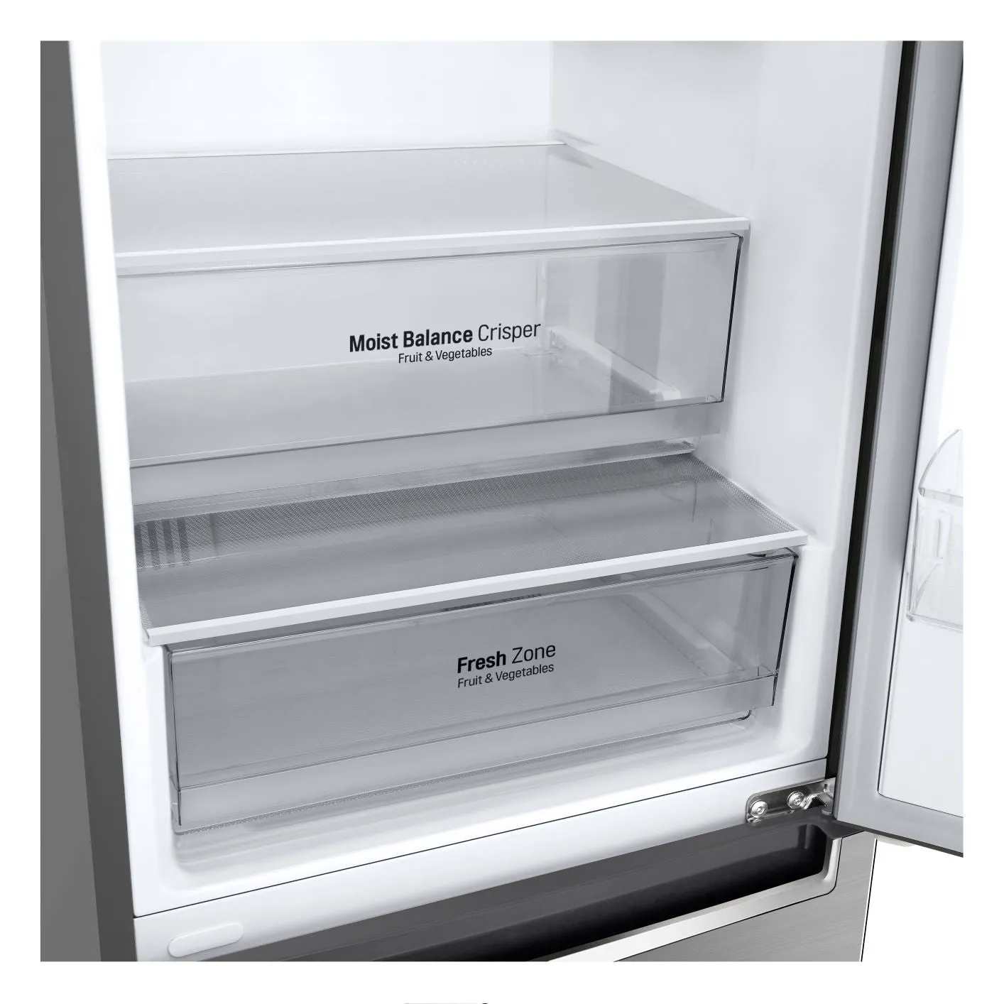 LG Platinum Silver 24" Counter Depth Bottom Freezer Refrigerator with DoorCooling  (12 Cu. Ft.) - LBNC12231V