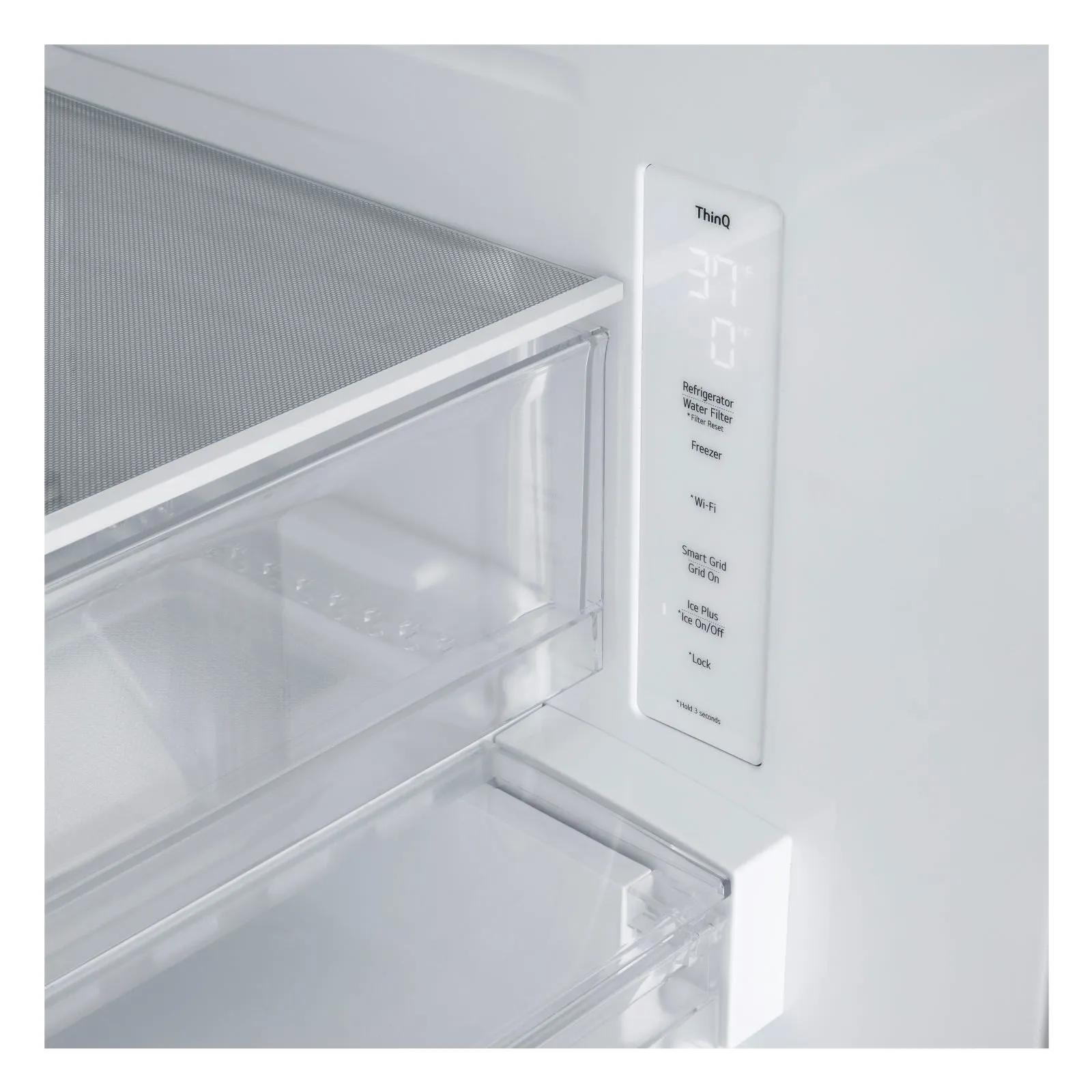 LG Smudge Resistant Stainless Steel 33” Counter-Depth MAX™ 3-Door French Door Refrigerator (20.8 Cu. Ft.) - LF21C6200S