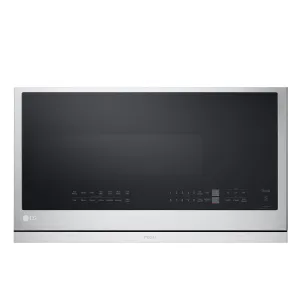 LG Smudge Resistant Stainless Steel Smart Wi-Fi Enabled Over-the-Range Microwave with ExtendaVent® 2.0 & EasyClean® (2.1 cu. ft.) - MVEL2137F