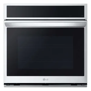 LG Stainless Steel 29.75" Smart Single Wall Oven with 
True Convection, InstaView®, Air Fry and 
Steam Sous Vide (4.7 Cu. Ft.) - WSEP4727F