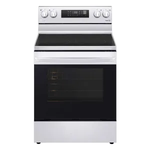 LG Stainless Steel 6.3 cu ft. Electric ThinQ® Range with Air Fry and Fan Convection -LREL6323S