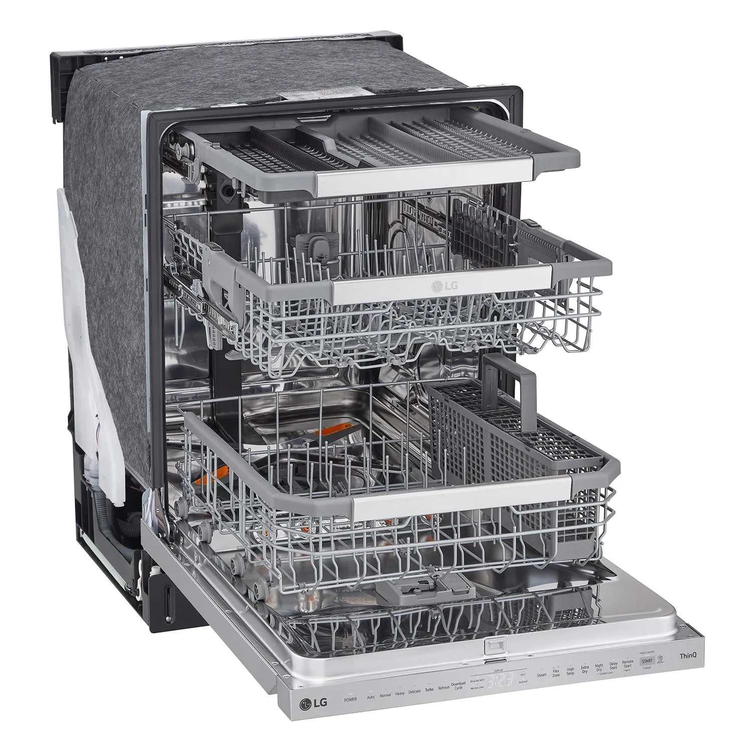 LG Stainless Steel Smart Dishwasher with QuadWash™ Pro, TrueSteam® and Dynamic Dry™- LDPS6762S