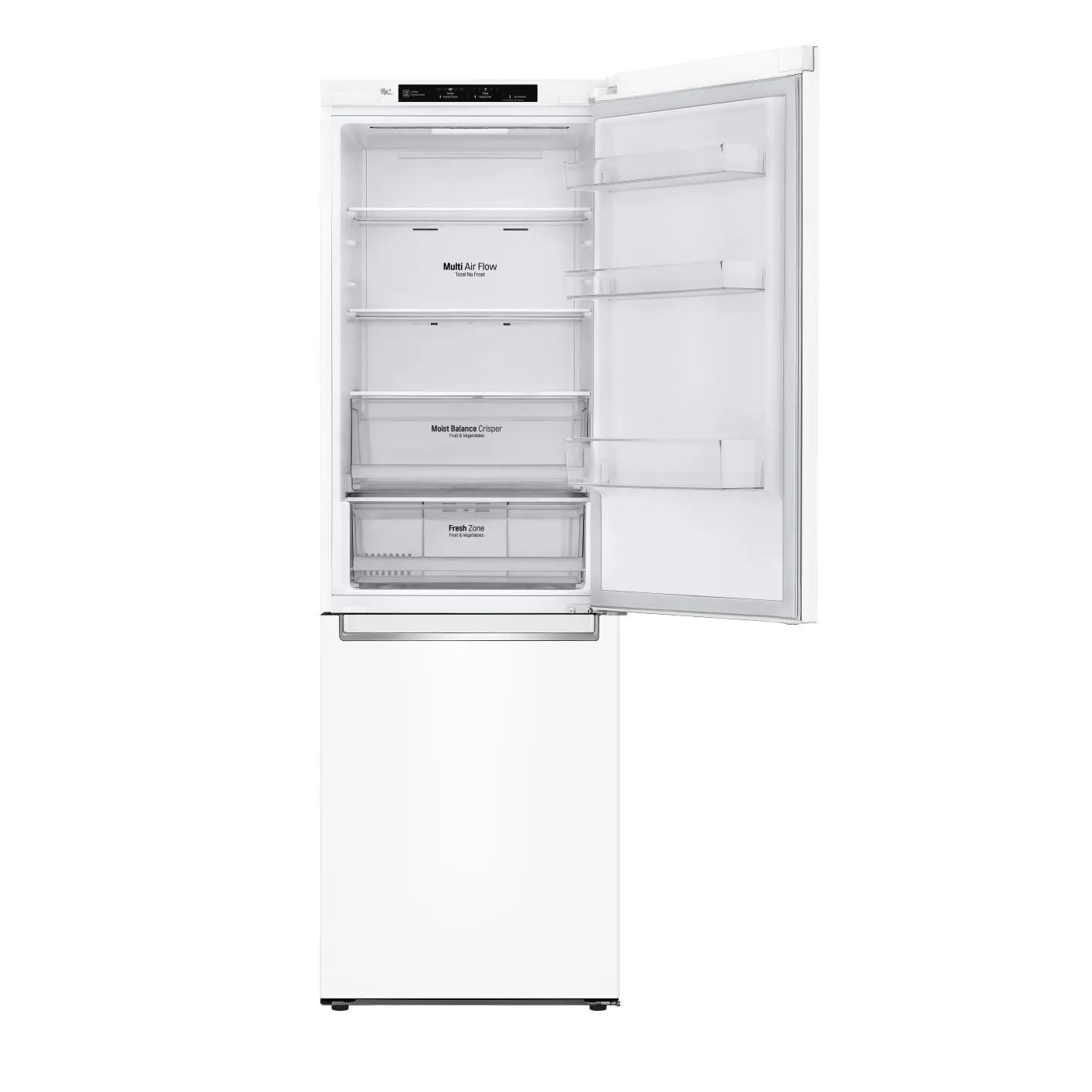 LG White 24" Counter Depth Bottom Freezer Refrigerator with DoorCooling  (12 Cu. Ft.) - LBNC12231W