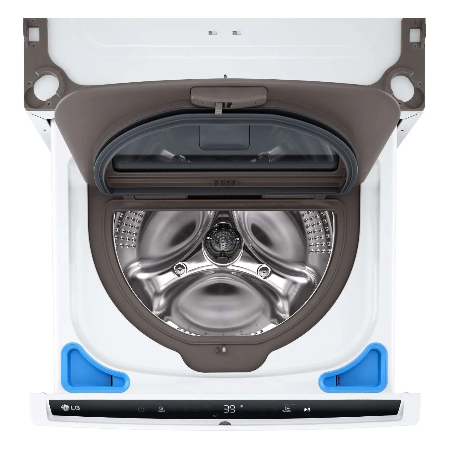 LG White 27'' LG SideKick™ Pedestal Washer (1 Cu. Ft) - WD300CW