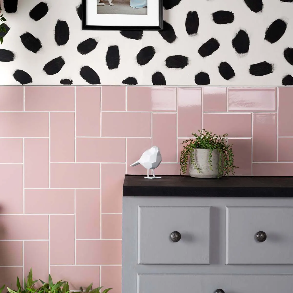 Liso Rosa Gloss 100x200