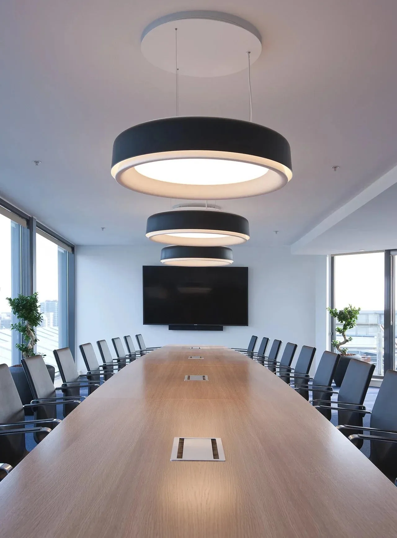 Louis Poulsen Lp Grand Suspended Lamp Led 3000 K 59 W Dali 58 Cm, White