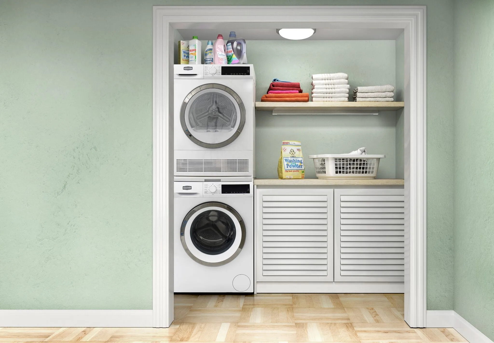 Marathon White Compact Front Load Washer (2.2 Cu.ft.) - MWM2214W